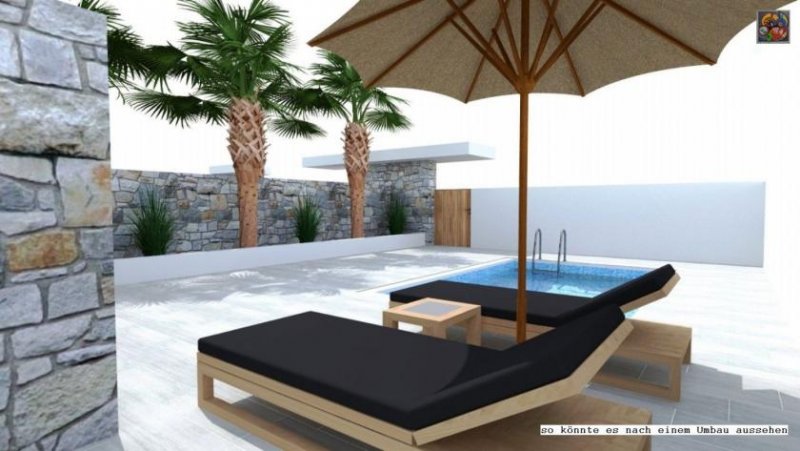 Kokkini Hani Kreta, Kokkino Hani, Entwicklungsprojekt vom Beachhotel zu 4 Luxusapartments mit Pool Haus kaufen